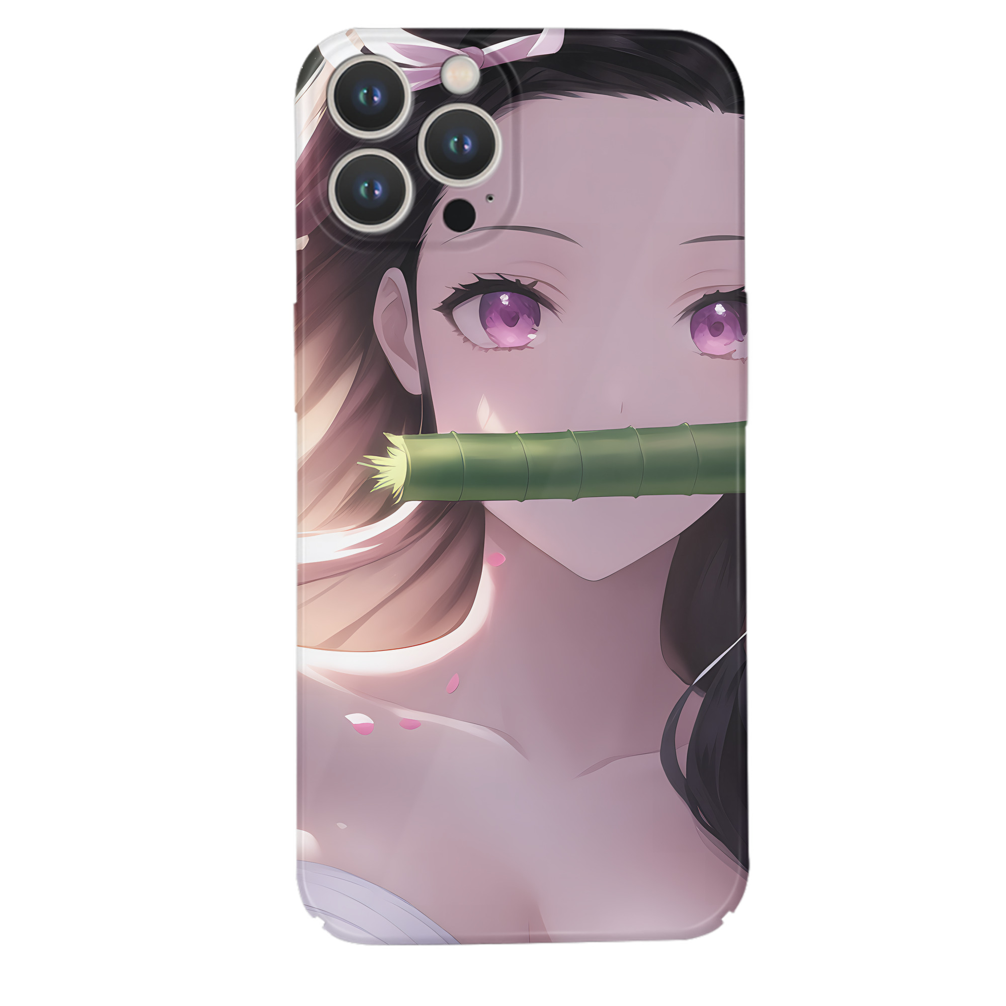 （画像用） 鬼滅の刃（きめつのやいば）竈門 禰󠄀豆子／かまど ねずこ Kamado Nezuko 【iPhone 14シリーズ対応】ハードケース